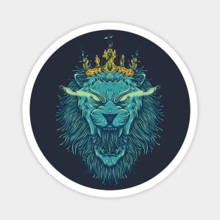 Lion the King of Nature Magnet